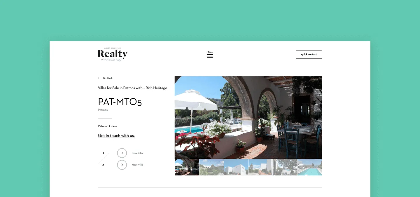 White Key Realty Website - Image